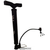 LeiPoS Mini Stand jalgrattapump must | Kaasaskantav ja teleskoop (33-52cm) | Sisaldab 3 adapterit | Kompaktne õhupump