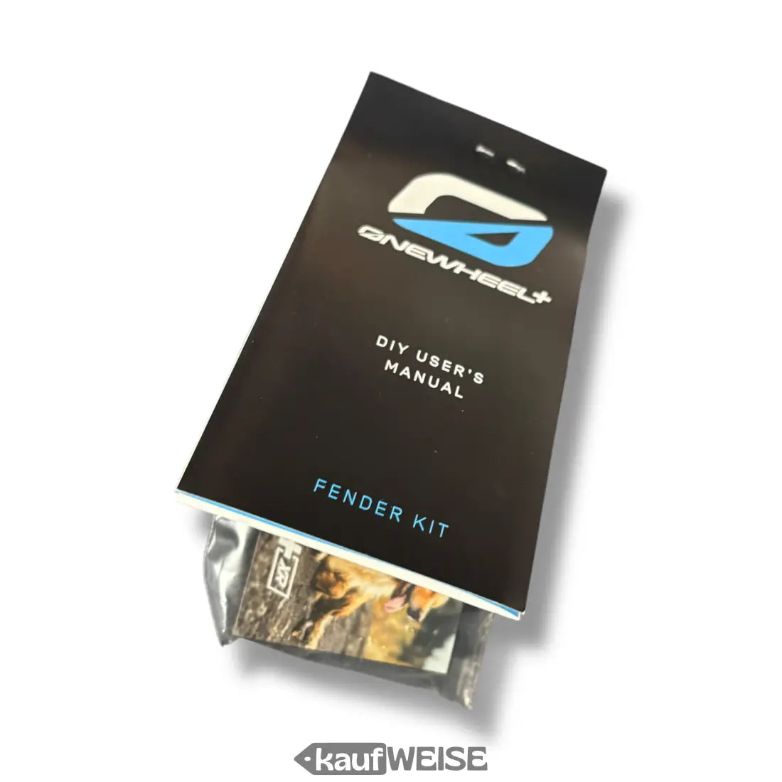 Galaxy-Schutzblech für Onewheel XR/+ in Schwarz-Blau mit Verpackung und Anleitung