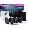 Arlo Ultra 2 4K turvasüsteem 4 kaameraga (must)