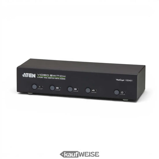 ATEN VS0401 4-pordiline VGA-lüliti koos heliga ja RS-232