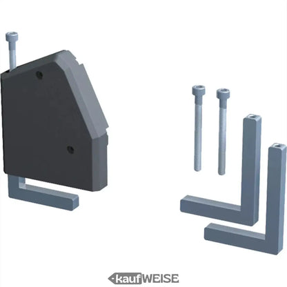 Industrie-Montageteile für BACHMANN DESK Tischsteckdose Aluminium mit Halterung