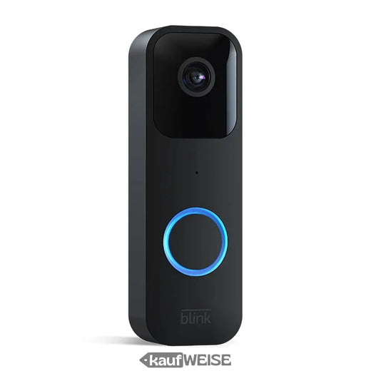 Blink Video uksekell HD-videoga – must
