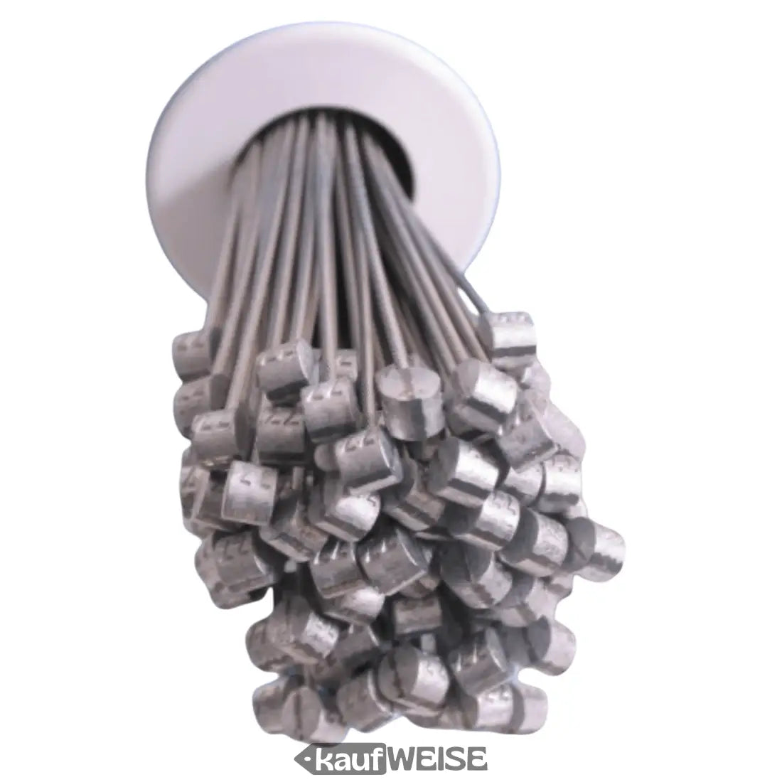 Silberne Sicherheitsösen mit zylindrischen Enden für Elvedes Bremsinnenzug 2000mm Edelstahl