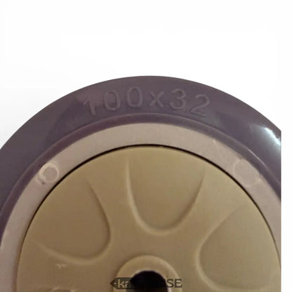 Dunkelgraues Hoverkart Ersatzrad 100x32 mit Felge, pannensicher