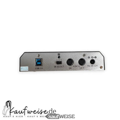 Silberner HuddleCamHD HC10XGYG3C PTZ Kamera Video-Switcher mit USB 3.0 und Anschlüssen