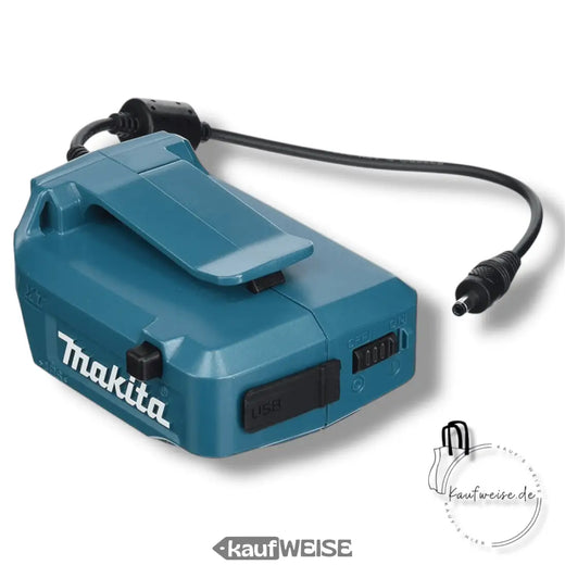 Makita USB-adapter LXT (14.4V/18V) – aku kui varupatarei | 2x 2.1A laadimisporti | ADP05