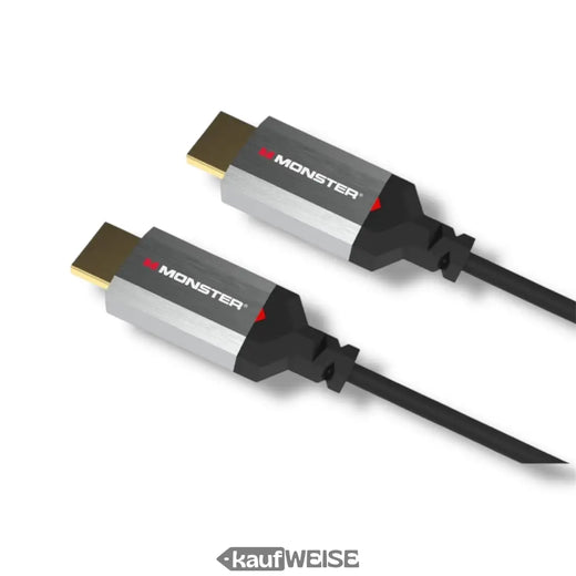 Monster Essentialsi HDMI-kaabel | 4K Ultra HD ja 60 Hz | 18Gbps kiire | V-Grip kullast kontaktid