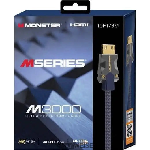 Monster M3000 HDMI-kaabel – 3m, 8K, ülikiire