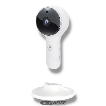 Weiße Babyüberwachung mit Ständer, Motorola VM65X Connect Video-Babyphone