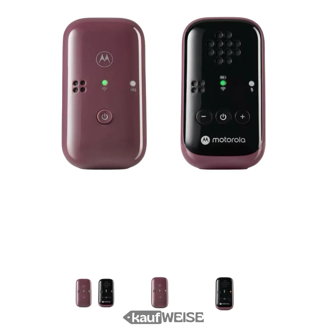 Zwei-teiliger Babyphone Set Motorola PIP12 mit Tasche und großer Reichweite