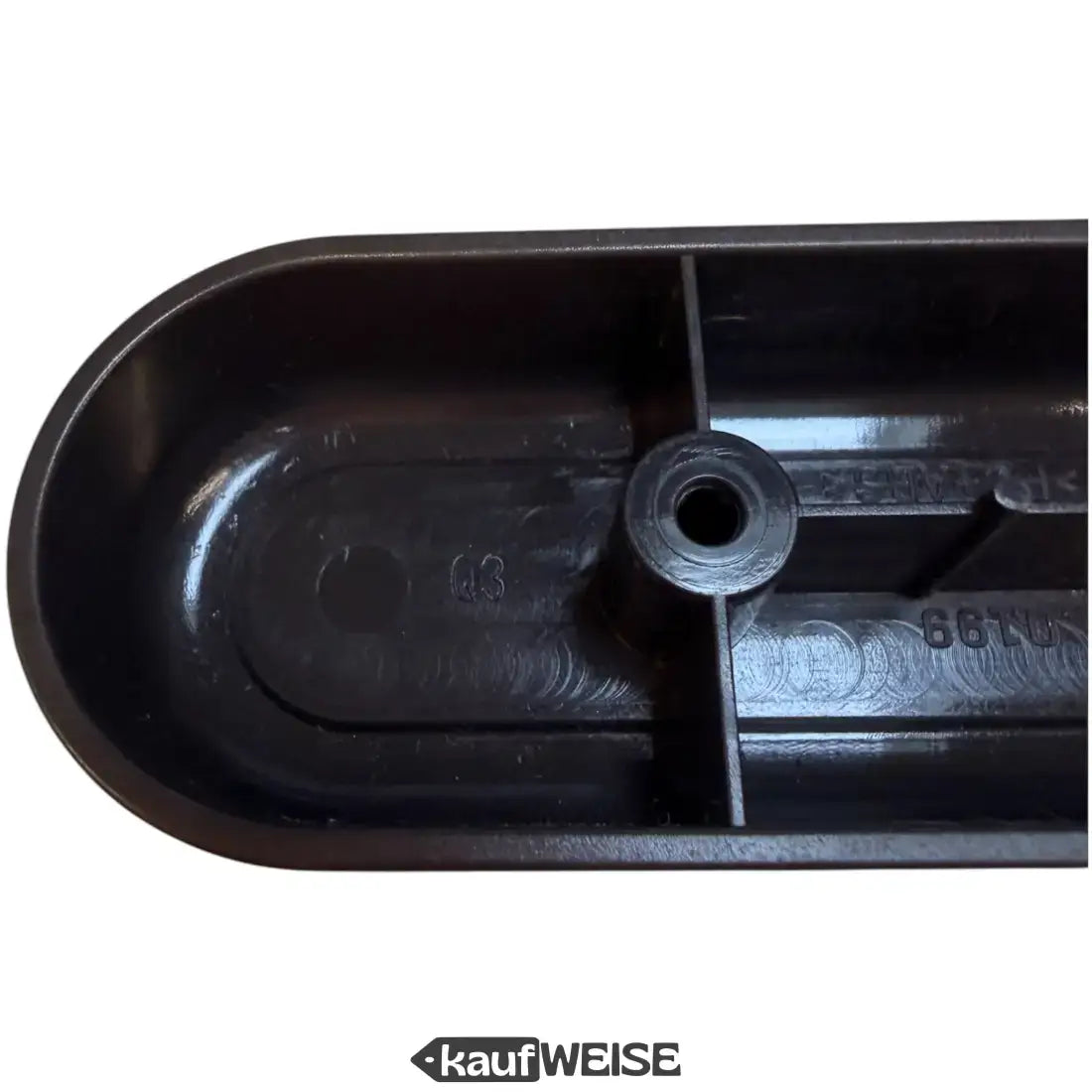 Schwarze Ninebot Hinterrad-Abdeckung Max G30D mit Gewinde und Fächern