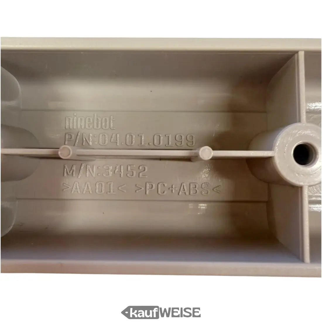 Hellgraue Ninebot Seitenabdeckung mit Reflektorhalter für Max G30L, Originalteil