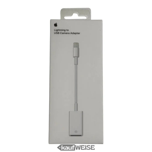 Originaal Apple Lightning-USB-kaamera adapter (MD821ZM/A) | Fotode ja videote importimine | Ühendage USB-seadmed iPhone'i ja iPadiga