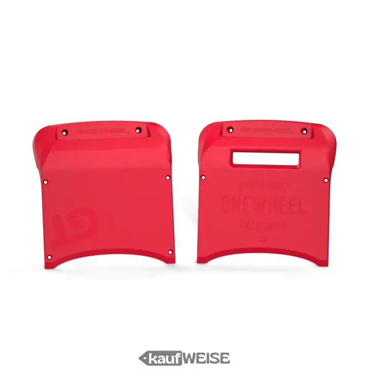 Rote protective fender guards für onewheel gt gt-s bumper set aus robustem material hinten im bild
