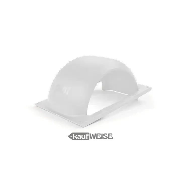 Weißer transparenter plastik duschkopf schutz mit gewölbtem design für onewheel pint fender neu ovp