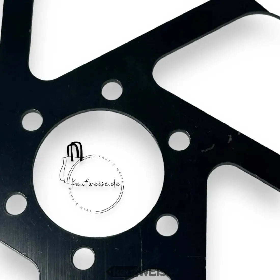 Schwarzer Metallrotor der Original Vanmoof Bremsscheibe 160mm für S3 und X3 Modelle