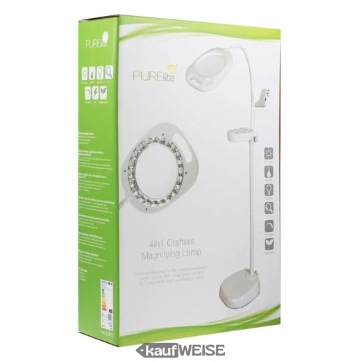 Purelite 4-in-1 LED suurenduslamp, statiiviga reguleeritav
