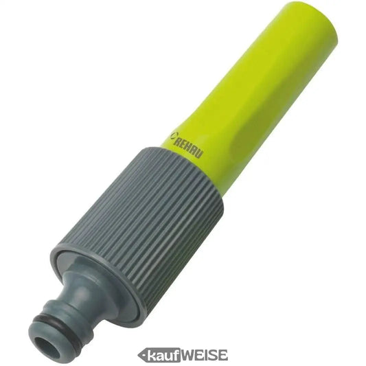 Grüne und graue Gartenspritze von REHAU für effiziente Gartenbewässerung Big-Flow