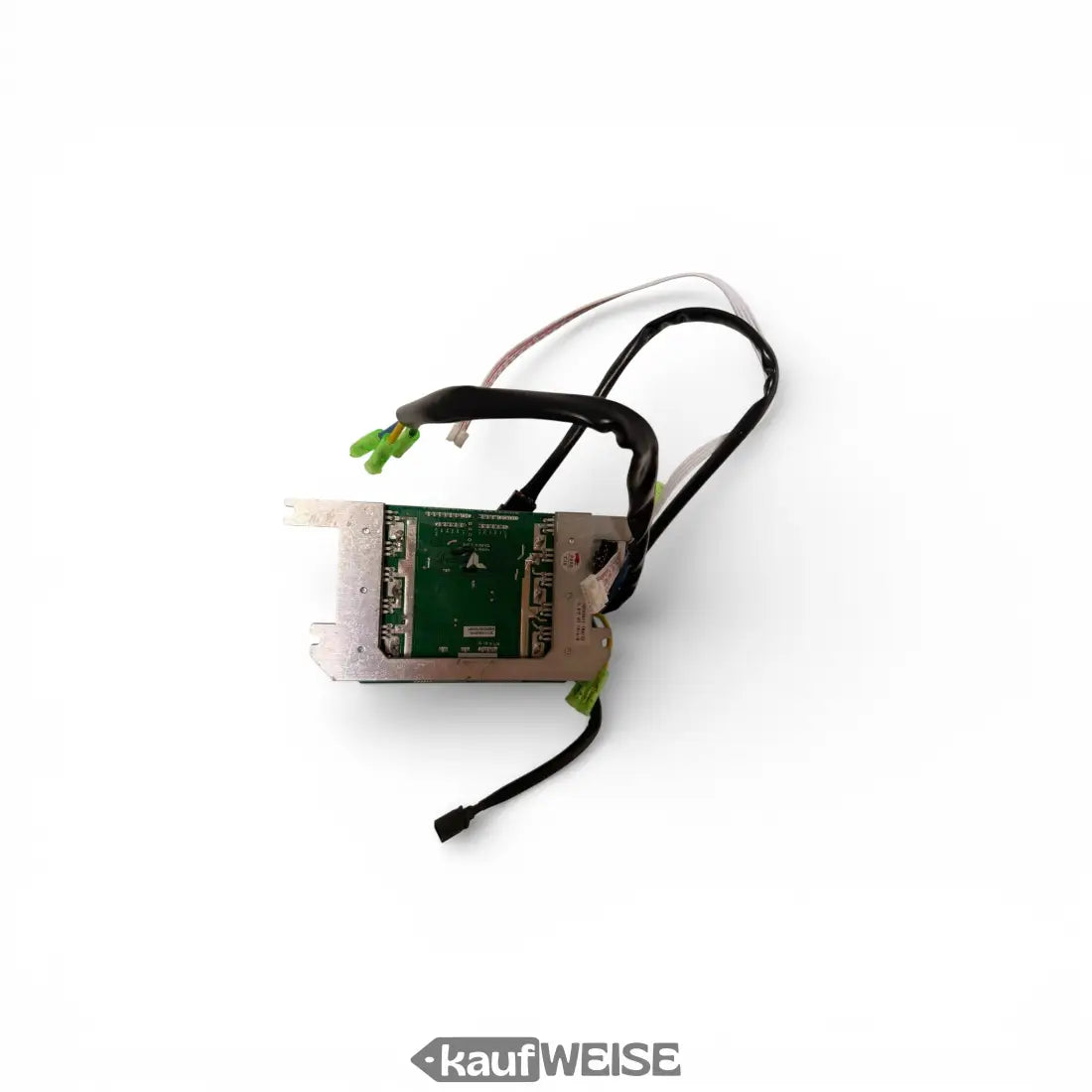 Grünes Taotao Hoverboard-Mainboard-Set mit silberner Hülle und schwarzer Verdrahtung