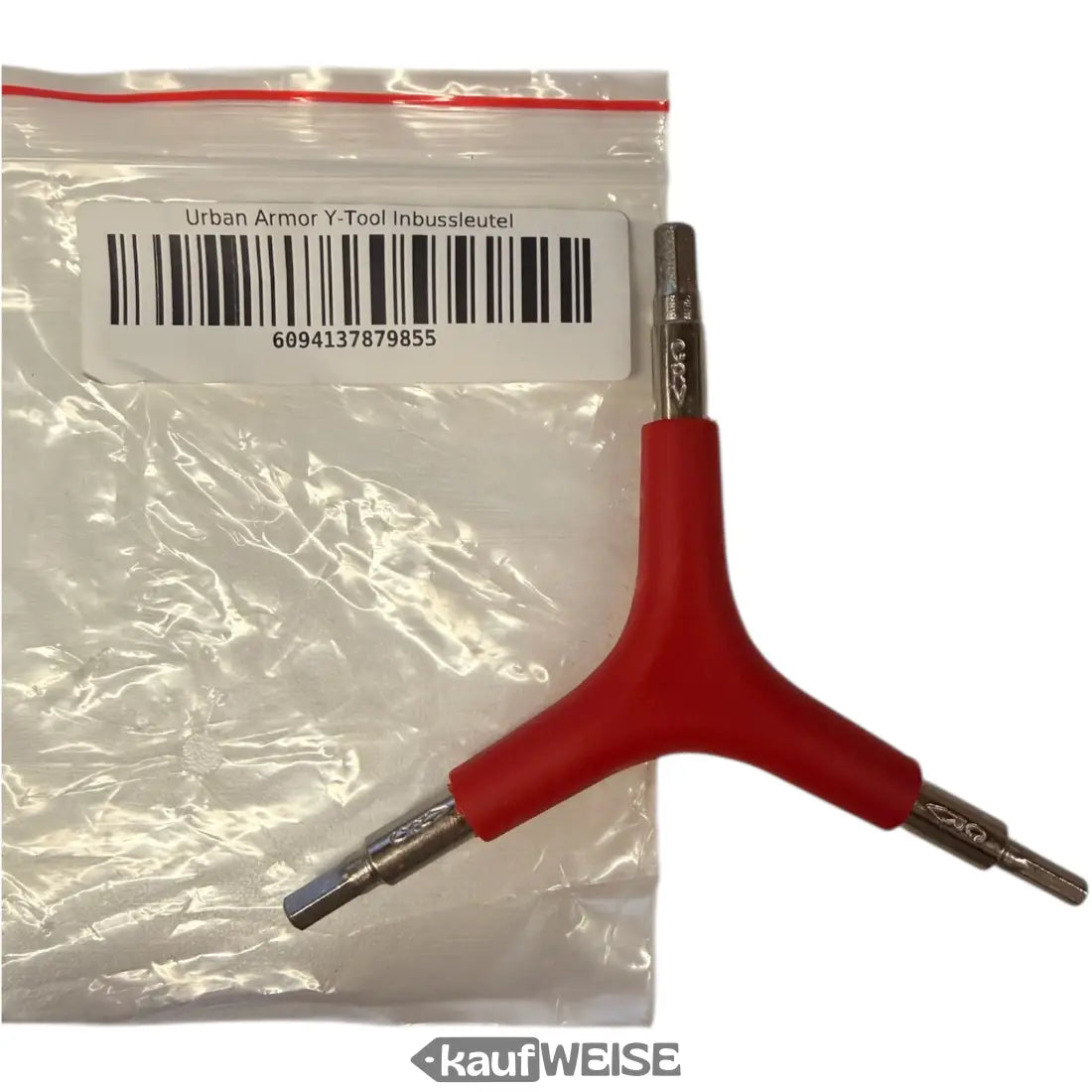 Roter Y-förmiger Fahrradschlüssel Urban Armor mit 4/5/6 mm Innensechskant